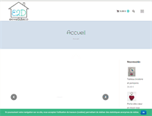 Tablet Screenshot of envie2deco.com